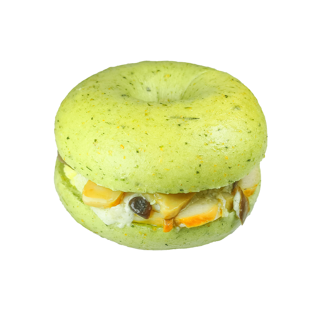 Ispanaklı Tavuk Mantarlı Simit