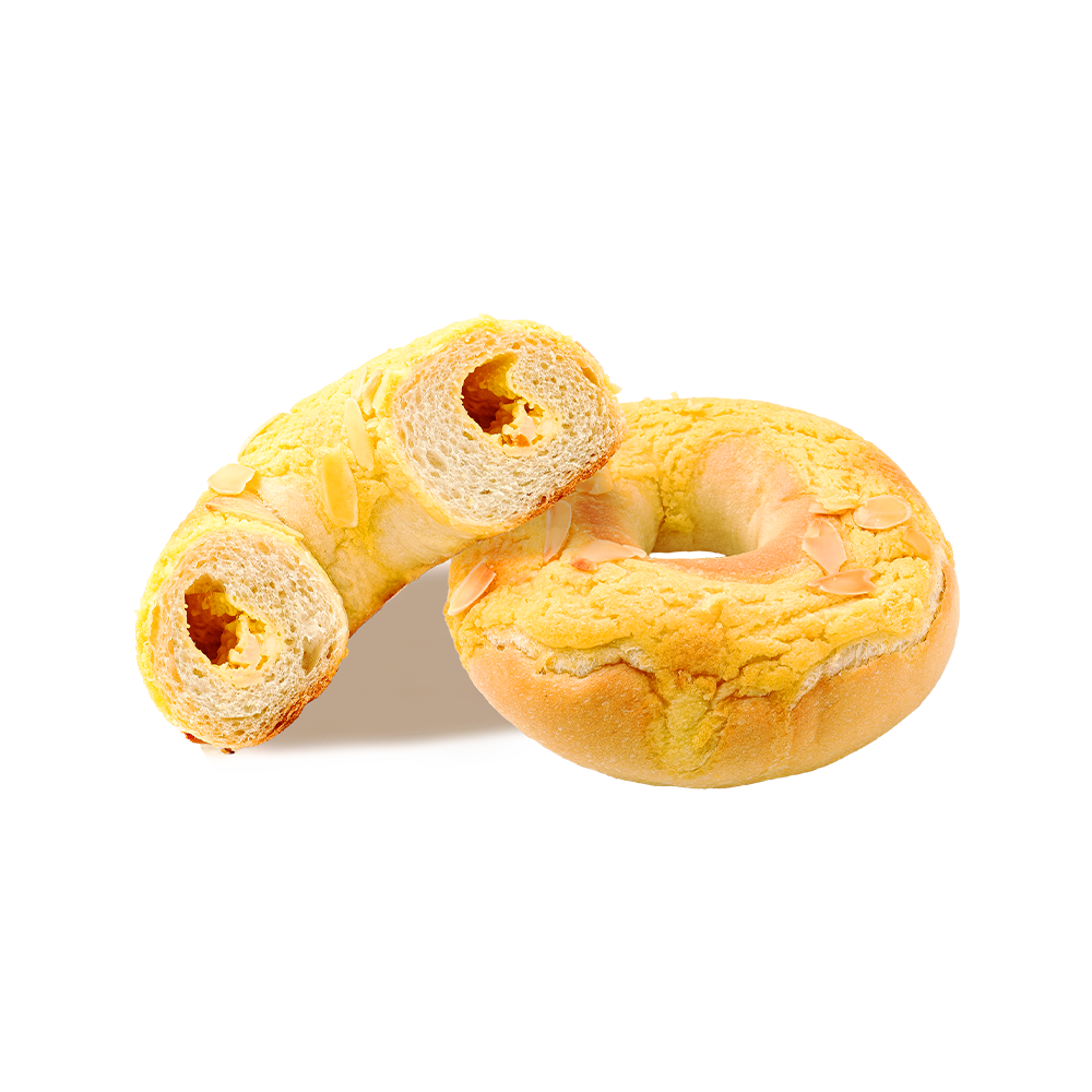Kızarmış Badem Mango-Hindistan Cevizli Simit