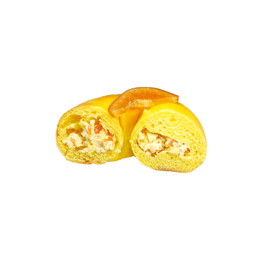 Tatlı Ve Ferahlatıcı Portakallı Krem Peynirli Simit Tatlı Ve Ferahlatıcı Portakallı Krem Peynirli Simit