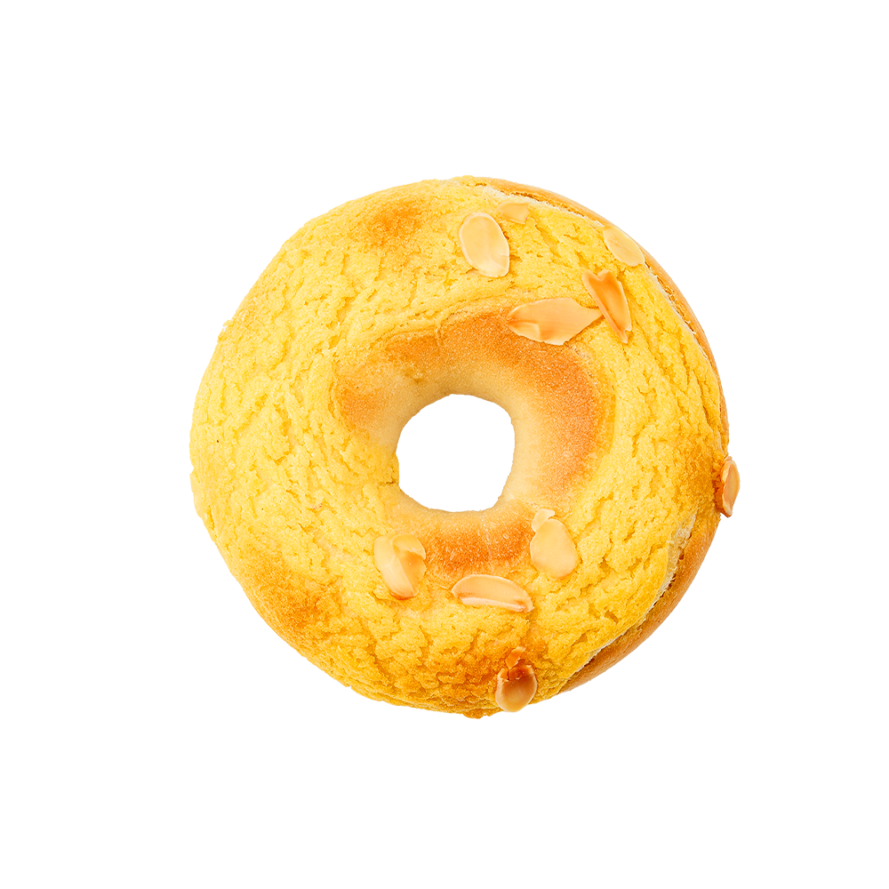 Kızarmış Badem Mango-Hindistan Cevizli Simit
